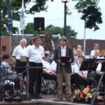 Steve VanWoert, Mercer Mayor, read a proclamation in honor of the Medina Community Band
