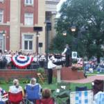 Assistant Director, Ken Jewell, conducted "Armed Forces Salute"