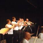 The trumpets on "Chameleon".