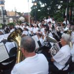 The band gave an outstanding performance on a very hot night.