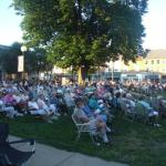 A large crowd was on hand for the great weather and even greated music.
