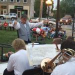 Dr. Hendley D. Hoge, in his 35th year as director, led the band through its paces.
